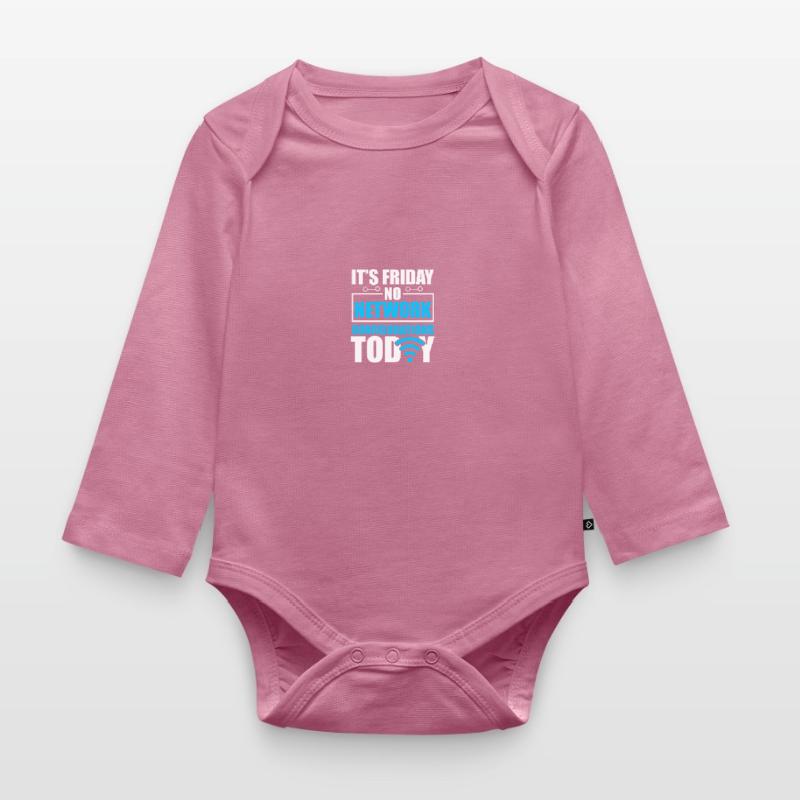 Computer Network Technology Network Engineer Organic Longsleeve Baby Bodysuit