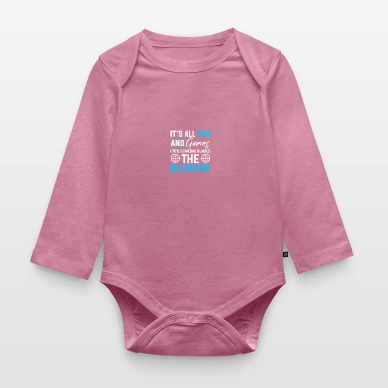 Computer Network Technology Network Engineer Organic Longsleeve Baby Bodysuit