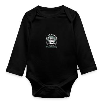 Hog Hunter Schweinejagd - Baby Bio-Langarm-Body - Schwarz - Vorne