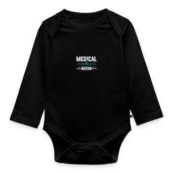 Codage médical Codeurs médicaux - Body Bébé bio manches longues - noir - Devant
