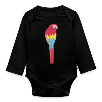 Ara - Body Bébé bio manches longues - noir - Devant