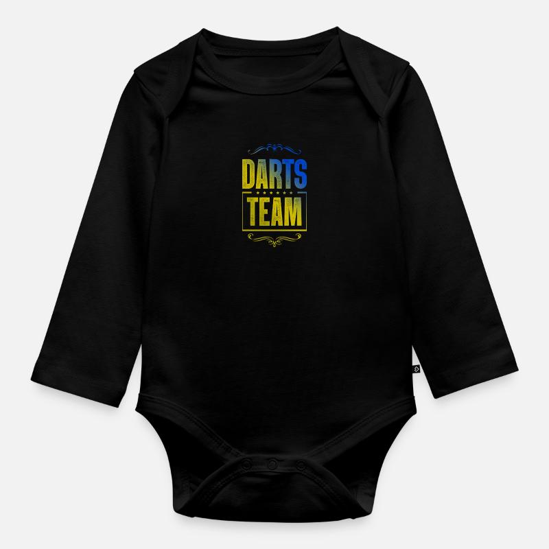 Darts Crew - Baby Bio-Langarm-Body - Schwarz