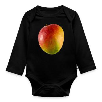 Mango kubistisch - Baby Bio-Langarm-Body - Schwarz - Vorne
