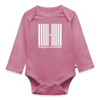 Nyow cadeau Doppler effet physique physicien vague - Body Bébé bio manches longues - mauve - Devant