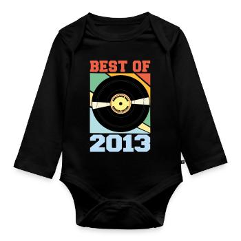 Le meilleur de 2013 - Body Bébé bio manches longues - noir - Devant