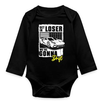 Tournevis transversal Motorsport Donut - Body Bébé bio manches longues - noir - Devant