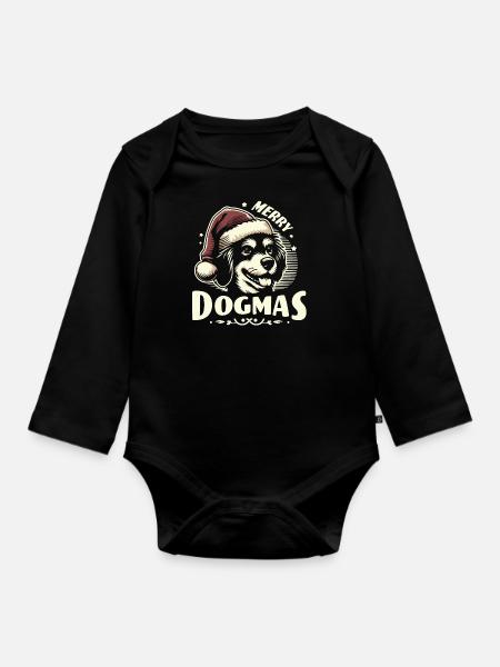 Joyeux dogmes - Body Bébé bio manches longues - noir