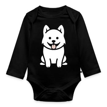 Shikoku - Organic Longsleeve Baby Bodysuit - black - Front