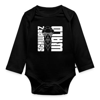 Schwarzwaldmädel Schwarzwald Deutsch Wald - Baby Bio-Langarm-Body - Schwarz - Vorne