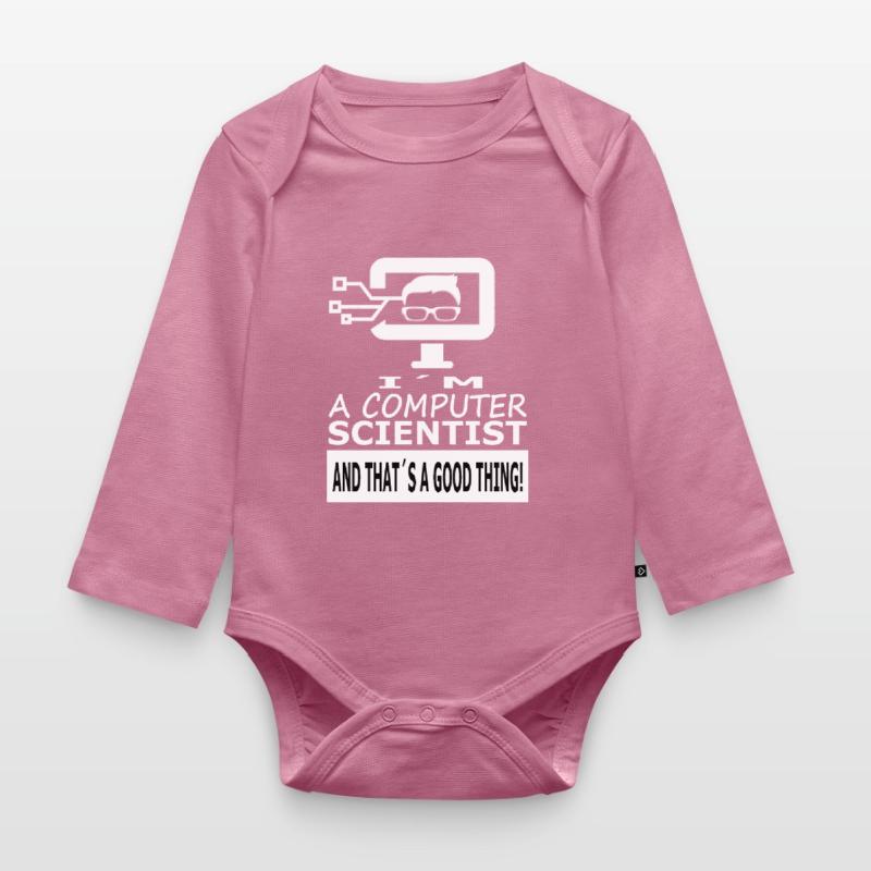 Ich bin Informatiker Informatik Computer Geschenk Baby Bio-Langarm-Body
