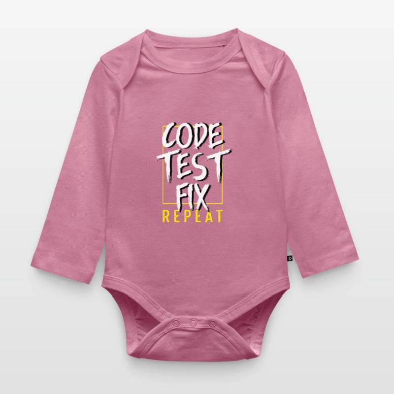 Code test fix. Computer Technician Poison Organic Longsleeve Baby Bodysuit