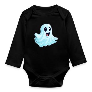 Geist - Baby Bio-Langarm-Body - Schwarz - Vorne