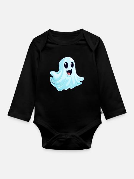 Geist - Baby Bio-Langarm-Body - Schwarz
