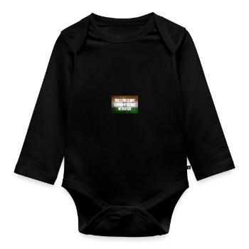 l’été le plus froid du reste de votre vie en Inde - Body Bébé bio manches longues - noir - Devant