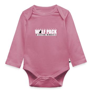 WOLF pack geschenkidee - Baby Bio-Langarm-Body - Mauve - Vorne