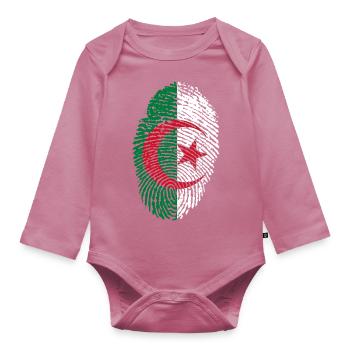 Algerie - Baby Bio-Langarm-Body - Mauve - Vorne