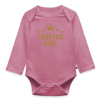 Parfum / Parfumeur / Parfumerie / Perfumer - Body Bébé bio manches longues - mauve - Devant