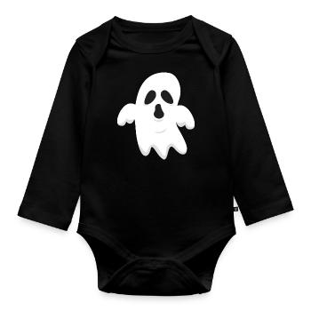 Geist - Baby Bio-Langarm-Body - Schwarz - Vorne