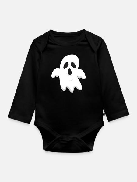 Geist - Baby Bio-Langarm-Body - Schwarz