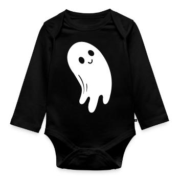 Geist - Baby Bio-Langarm-Body - Schwarz - Vorne