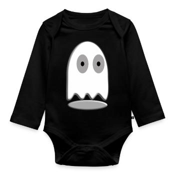Geist - Baby Bio-Langarm-Body - Schwarz - Vorne