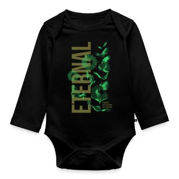 Eternal Streetwear - Baby Bio-Langarm-Body - Schwarz - Vorne