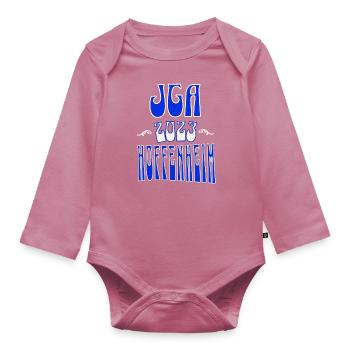 Hoffenheim JGA Junggesellenabschied 2023 für Fans - Baby Bio-Langarm-Body - Mauve - Vorne