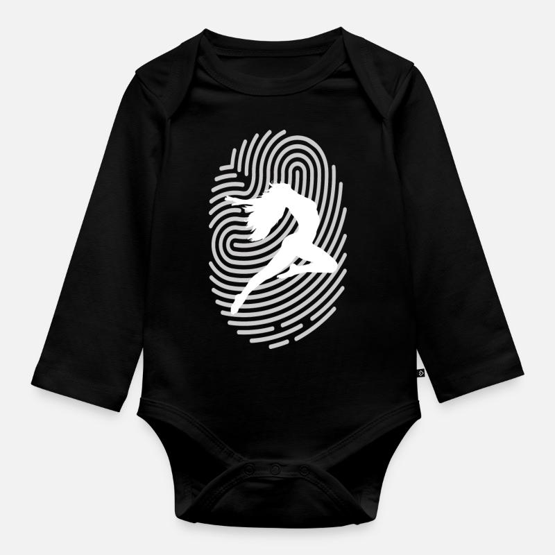 Danse Musique de danse - Body Bébé bio manches longues - noir