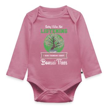 Japan Züchter Meditation - Baby Bio-Langarm-Body - Mauve - Vorne