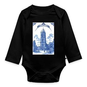 Cathédrale Saint-Jean d’Hertogenbosch - Body Bébé bio manches longues - noir - Devant