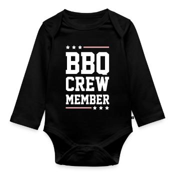 Bbq Crew - Baby Bio-Langarm-Body - Schwarz - Vorne