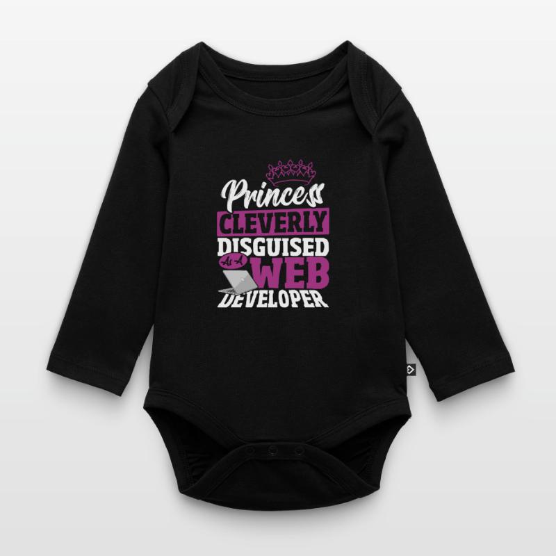 Developer Computer Geek HTML Programmer Daughter Baby Bio-Langarm-Body