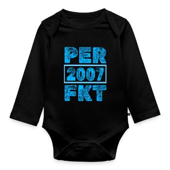 Perfect 2007 - Baby Bio-Langarm-Body - Schwarz - Vorne