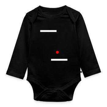 puanteur - Body Bébé bio manches longues - noir - Devant