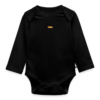 Funk - Baby Bio-Langarm-Body - Schwarz - Vorne
