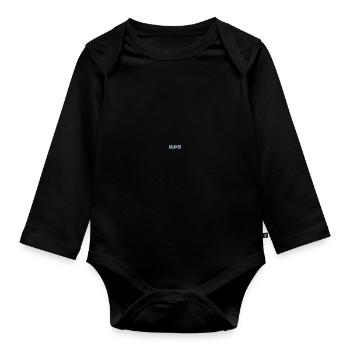 Mayrhofen Tirol Urlaubs Design - Baby Bio-Langarm-Body - Schwarz - Vorne
