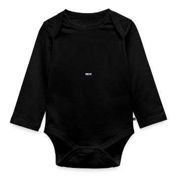 Innsbruck Tirol Urlaubs Design - Baby Bio-Langarm-Body - Schwarz - Vorne