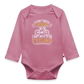 Cycle - Organic Longsleeve Baby Bodysuit - mauve - Front
