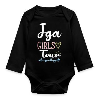 Jga Bachelorette Girls Tour - Body Bébé bio manches longues - noir - Devant