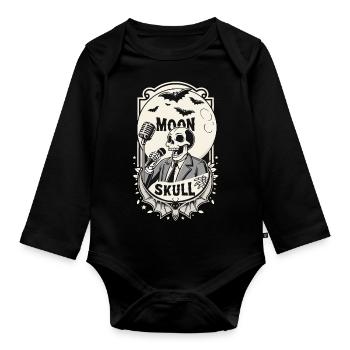 MOND BRAUN - Baby Bio-Langarm-Body - Schwarz - Vorne