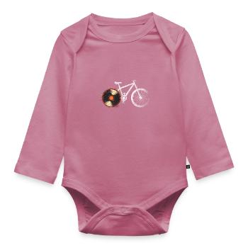 Cycle - Organic Longsleeve Baby Bodysuit - mauve - Front