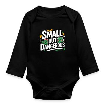 Cactus Cacti Desert Plant - Organic Longsleeve Baby Bodysuit - black - Front