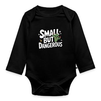 Cactus Cacti Desert Plant - Organic Longsleeve Baby Bodysuit - black - Front