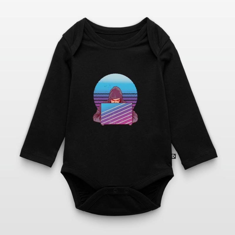Funny Programmers Debugging Code Nerd Fun Lie Organic Longsleeve Baby Bodysuit