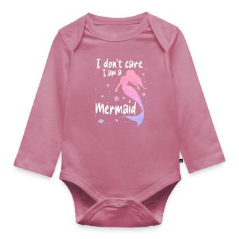 Mermaid Fable Mermaids Conte de fées - Body Bébé bio manches longues - mauve - Devant