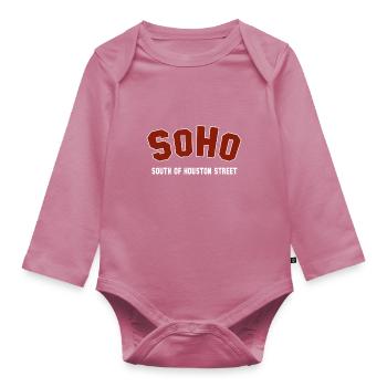 SOHO New York City Athletic SoHo - Body Bébé bio manches longues - mauve - Devant