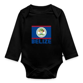 Belize - Baby Bio-Langarm-Body - Schwarz - Vorne