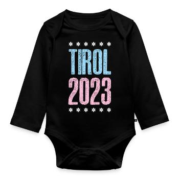 Tyrol 2023 - Body Bébé bio manches longues - noir - Devant