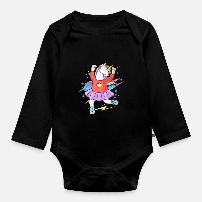 Écouter Danser Cadeau d’anniversaire - Body Bébé bio manches longues - noir