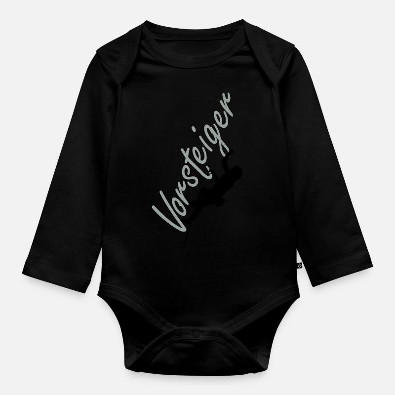 Vorsteiger - Baby Bio-Langarm-Body - Schwarz
